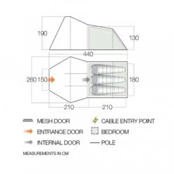 Vango Galaxy 300 Tent -Outdoor Sports Store go 039304 b