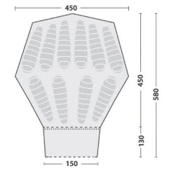 Robens Kiowa 10 Person Tipi Tent -Outdoor Sports Store go 044108 f