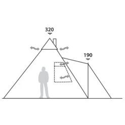 Robens Kiowa 10 Person Tipi Tent -Outdoor Sports Store go 044108 g