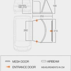 Vango Elwood Low Van Awning -Outdoor Sports Store go 331018 e