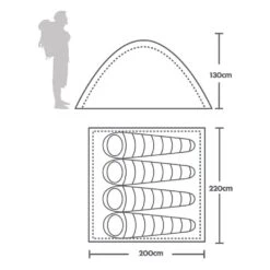 Toco 4 Person Tent -Outdoor Sports Store go 503094 b