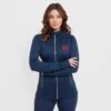 Women’s Zip Fleece In Dark Blue 2 Women’s Zip Fleece In Dark Blue -Outdoor Sports Store go 600885 a