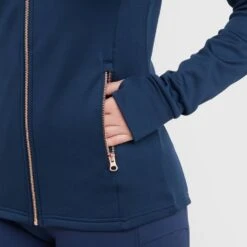 Women’s Zip Fleece In Dark Blue 15 Women’s Zip Fleece In Dark Blue -Outdoor Sports Store go 600885 f