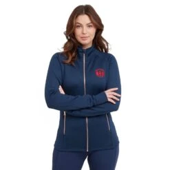 Women’s Zip Fleece In Dark Blue 17 Women’s Zip Fleece In Dark Blue -Outdoor Sports Store go 600885 z
