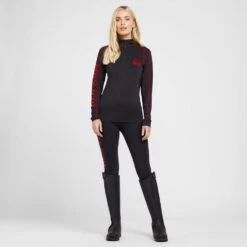 Women’s Long Sleeve Base Layer In Black -Outdoor Sports Store go 600889 c