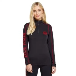 Women’s Long Sleeve Base Layer In Black -Outdoor Sports Store go 600889 z